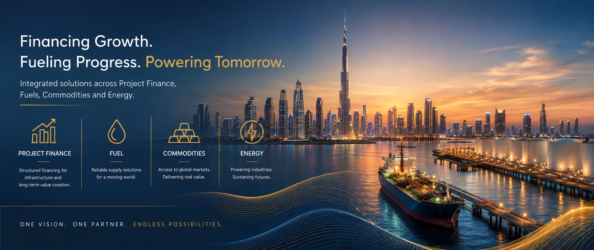Financing Growth. Fueling Progress. Powering Tomorrow.
